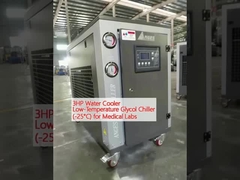 Máy làm mát Glycol nhiệt độ thấp 3HP (-25 °C) cho phòng thí nghiệm y tế