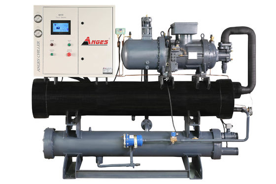Mua 100hp nước làm mát nhiệt độ thấp loại vít máy lạnh ở Ethylene Glycol sản xuất -30 ° C Sử dụng cho nhà máy đồ uống online manufacture