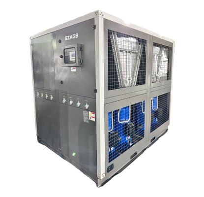 Mua Sản xuất nhà máy 60HP làm mát bằng không khí máy làm mát nước công nghiệp 60 tấn loại cuộn Glycol máy làm mát với bốn nén cuộn online manufacture