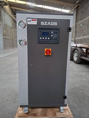 Mua Máy làm mát nước công nghiệp 5HP Xử lý nhựa Máy làm mát không khí 5RT Để làm mát hóa chất dược phẩm Tấm ống đồng online manufacture