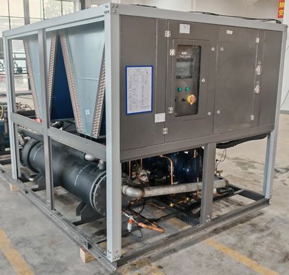 Mua Nhập nhận hỗ trợ làm mát môi trường Thu hồi nhiệt thải cho ngành công nghiệp hóa học và sản xuất pin lithium Tiết kiệm năng lượng Bộ ngưng tụ ống đồng lông lạnh bằng không khí với chất làm lạnh R410A online manufacture