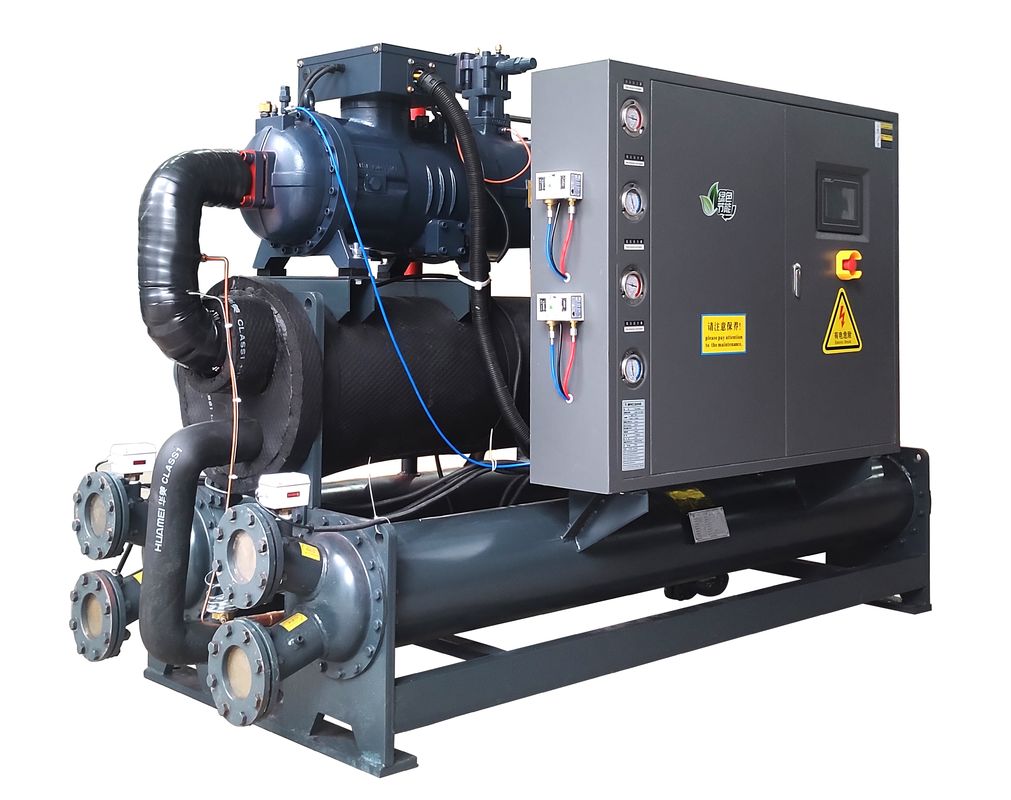 60hp công nghiệp làm mát bằng nước hệ thống tích hợp Semi-hermetic loại vít