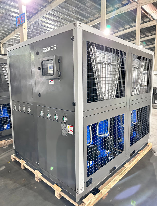 Máy làm mát nước lạnh bằng không khí 50Ton Máy làm mát glycol với bốn máy nén cuộn Máy làm mát nước công nghiệp Nhà sản xuất