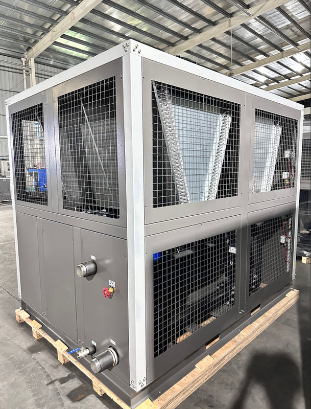 Máy làm mát nước lạnh bằng không khí 50Ton Máy làm mát glycol với bốn máy nén cuộn Máy làm mát nước công nghiệp Nhà sản xuất