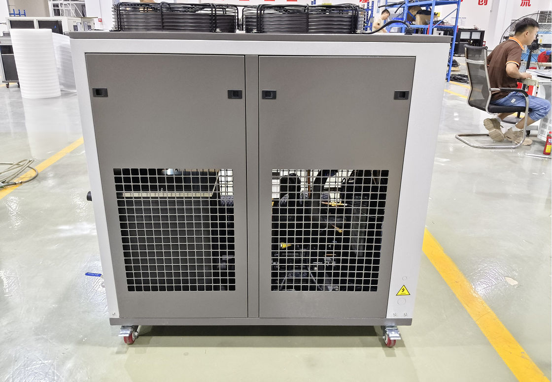 Máy làm mát nước làm mát bằng không khí công nghiệp 5 tấn 18kW Scroll Type Glycol Chiller Trung Quốc