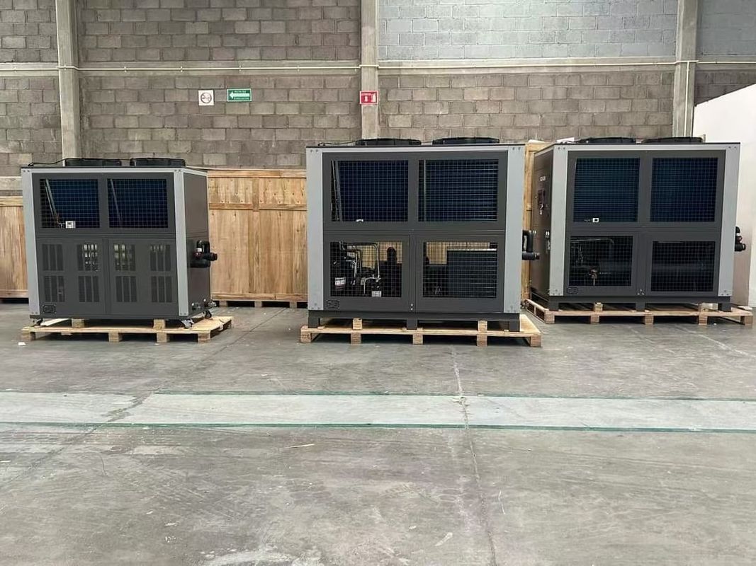 46.2KW làm mát bằng không khí cuộn ống đồng vây công nghiệp tủ lạnh nước / máy làm mát nước công nghiệp