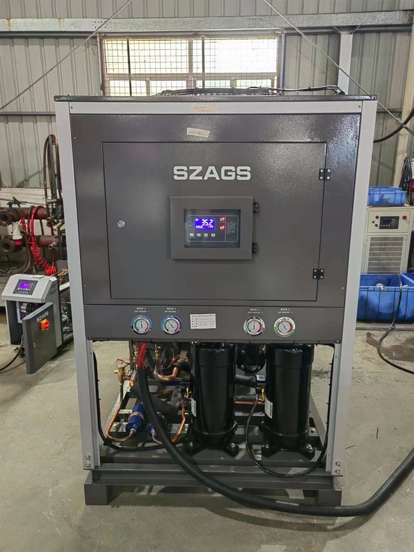 20HP hệ thống làm mát bằng không khí công nghiệp làm mát bằng không khí loại cuộn nước máy lạnh