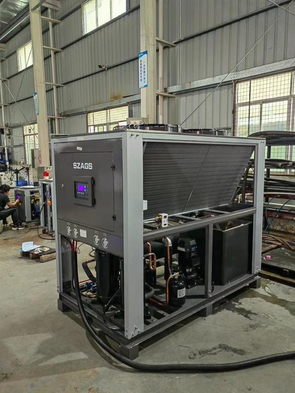 20HP hệ thống làm mát bằng không khí công nghiệp làm mát bằng không khí loại cuộn nước máy lạnh