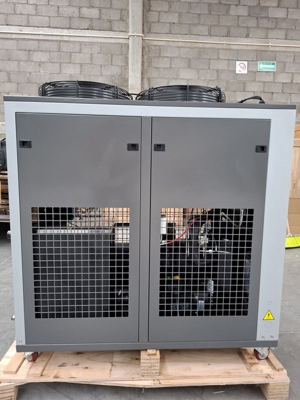 Máy làm mát nước công nghiệp 5HP Xử lý nhựa Máy làm mát không khí 5RT Để làm mát hóa chất dược phẩm Tấm ống đồng