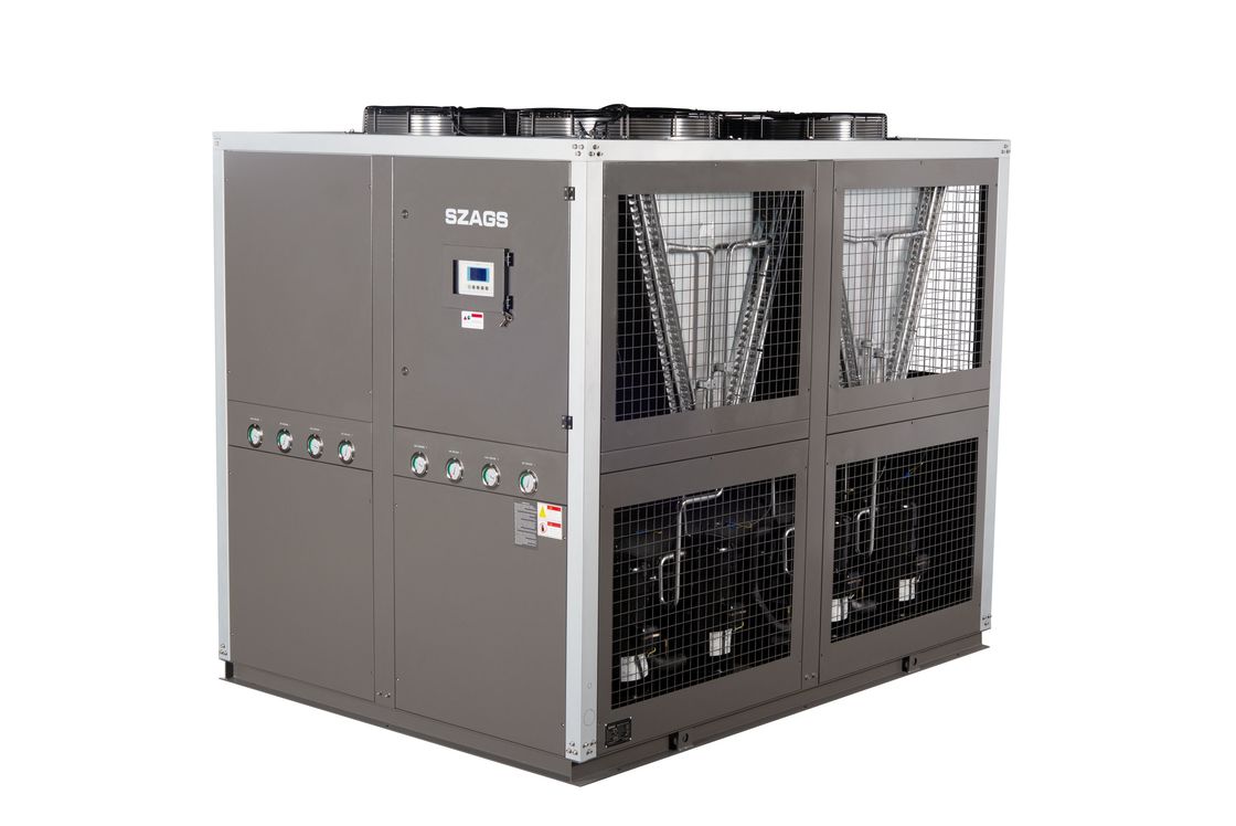 40 Ton Air Cooling Scroll Type Water Chiller 144KW Hệ thống công nghiệp làm mát bằng không khí cho máy ép