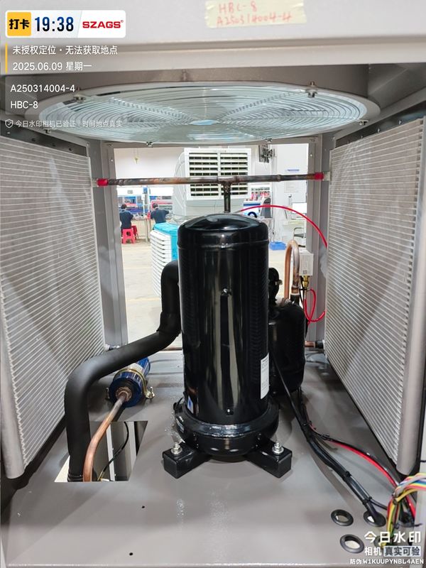 8Ton Air Cooled Portable Chiller for Laser Cutting Machines cooling laser sources 19608Kcal/h