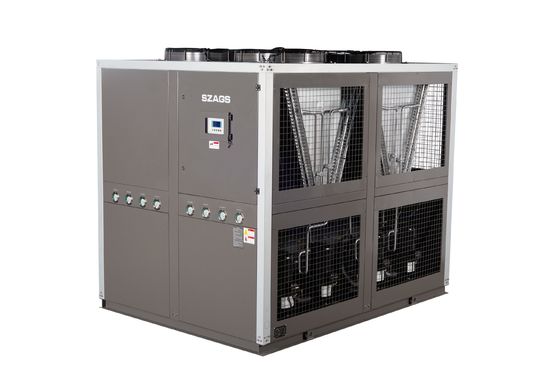 40 Ton Air Cooling Scroll Type Water Chiller 144KW Hệ thống công nghiệp làm mát bằng không khí cho máy ép