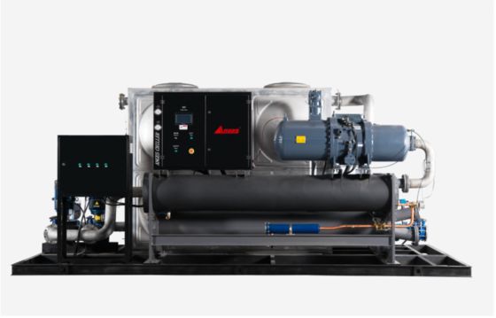 Máy làm lạnh Scroll làm mát bằng nước 100HP, Máy làm lạnh nước công nghiệp cho quy trình in ấn và dây chuyền cán màng BOPP