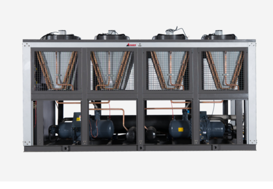 Máy làm mát cuộn làm mát bằng không khí công suất cao 470kW cho quá trình công nghiệp làm mát bằng nước trong in ấn và pha lê BOPP